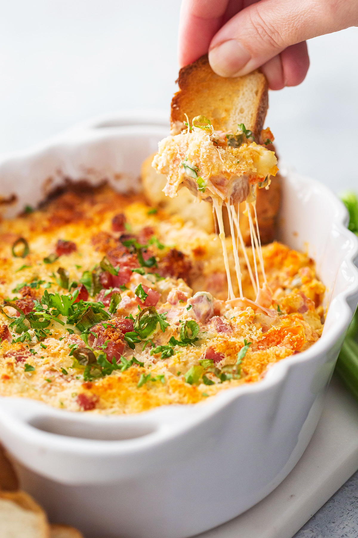 Baked Muffuletta Dip