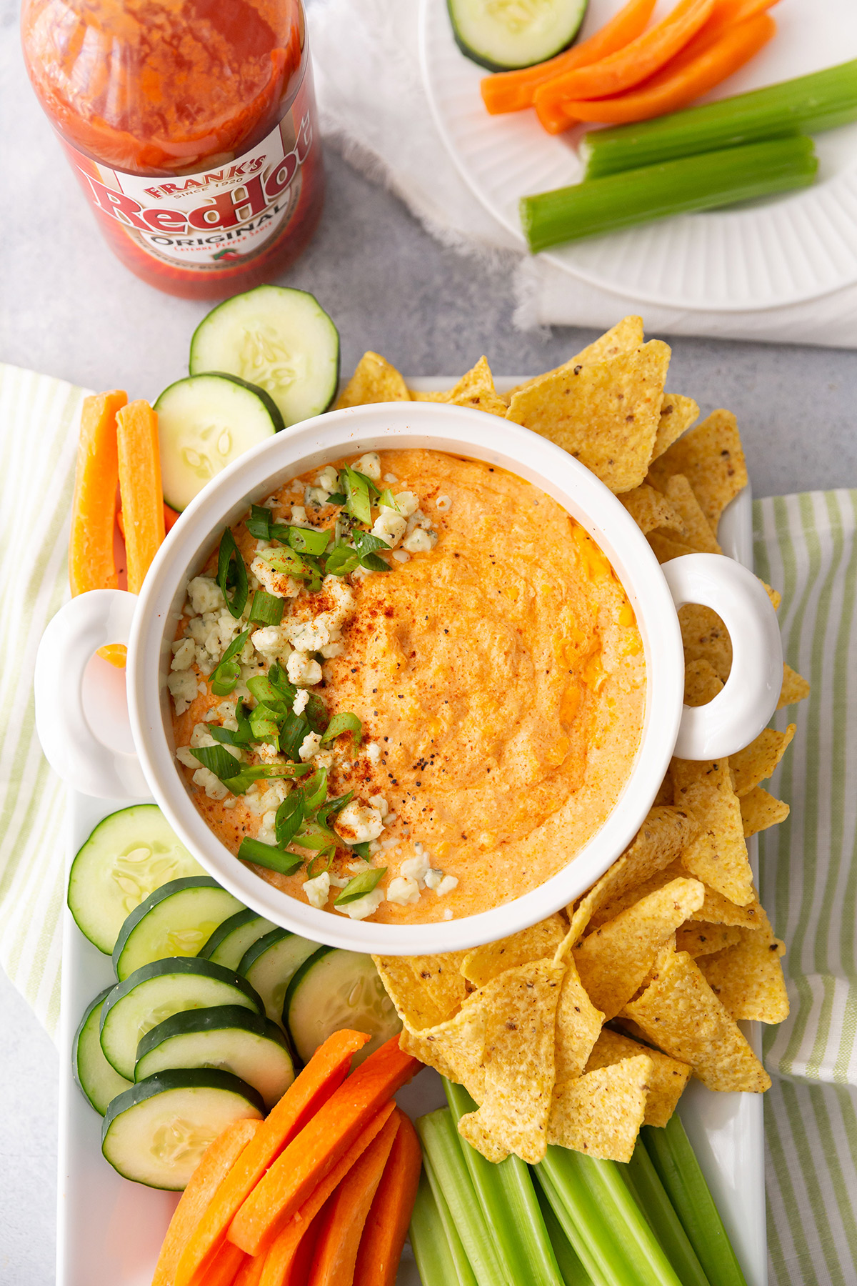 Buffalo Chicken Dip without Cream Cheese