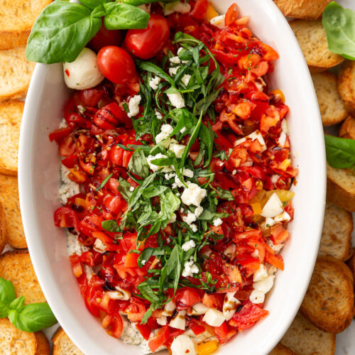 Cold Caprese Dip