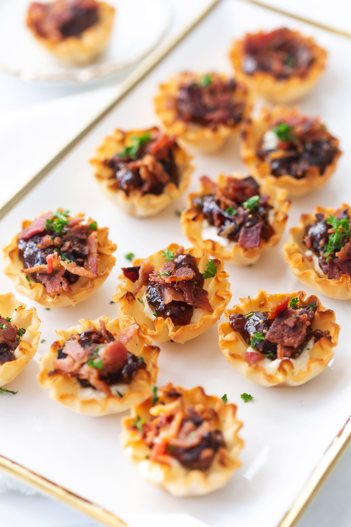 Pancetta and Mushroom Phyllo Cups Recipe 