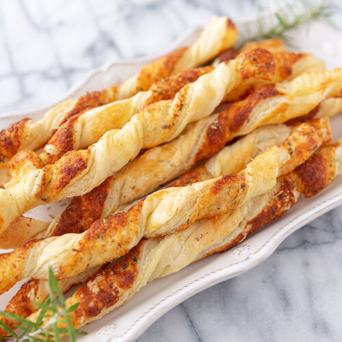 Puff Pastry Cheese Twists