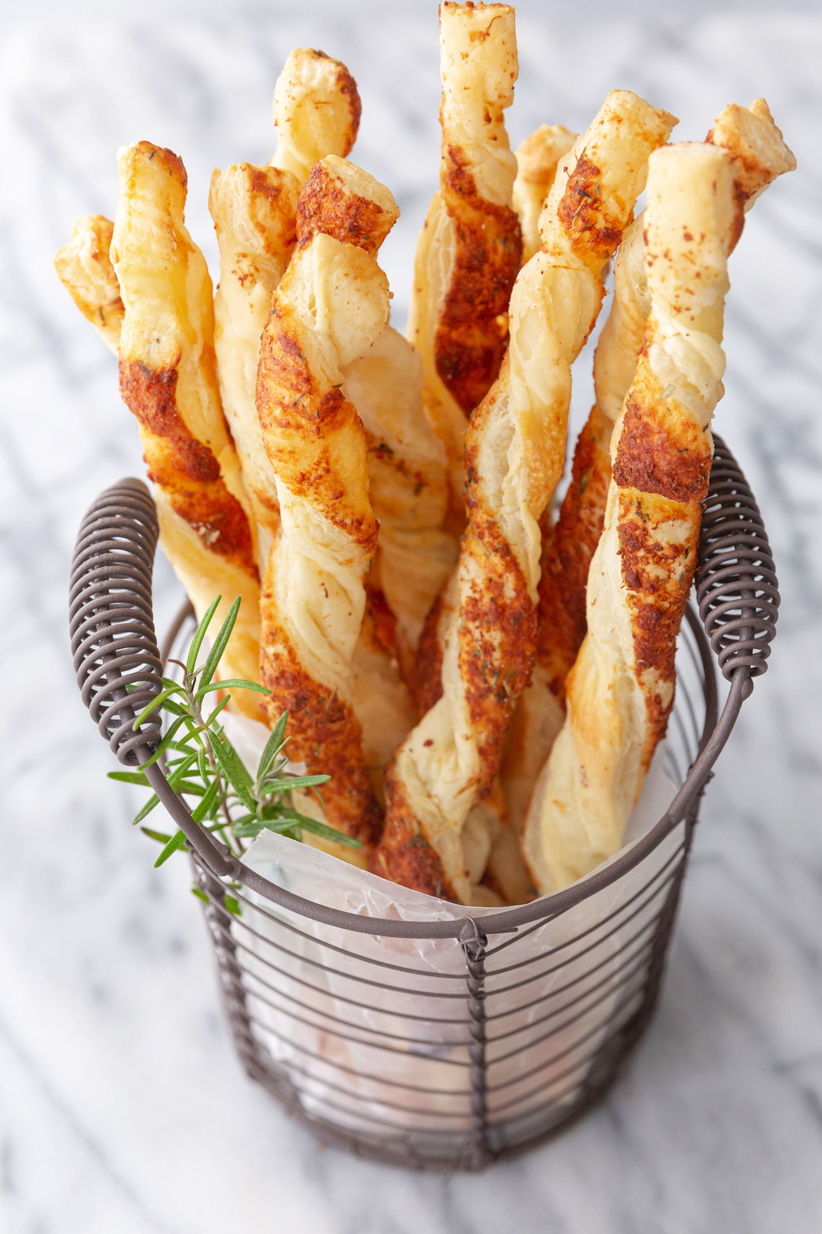 Puff Pastry Parmesan Twists (Cheese Straws)
