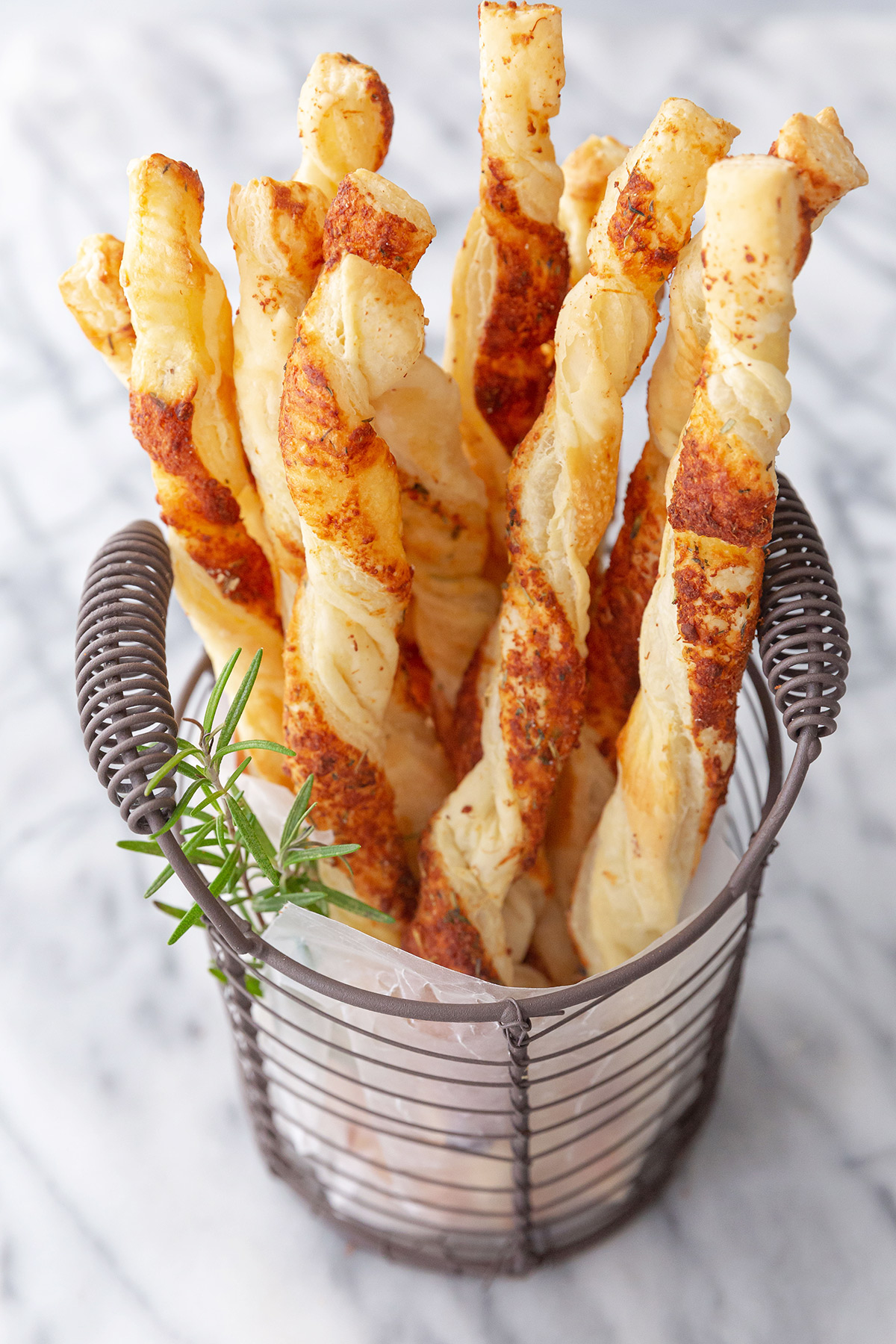 Puff Pastry Parmesan Twists Appetizer