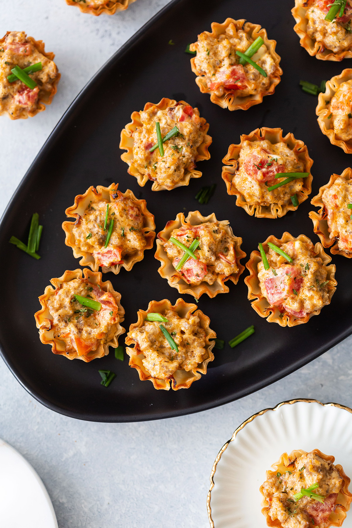 Easy Sausage Phyllo Cups - Best Appetizers