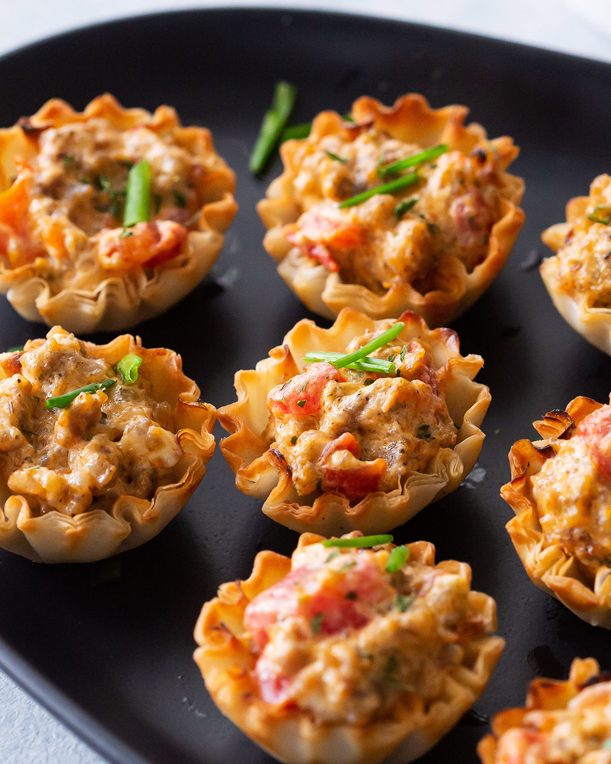 Easy Sausage Phyllo Cups - Best Appetizers