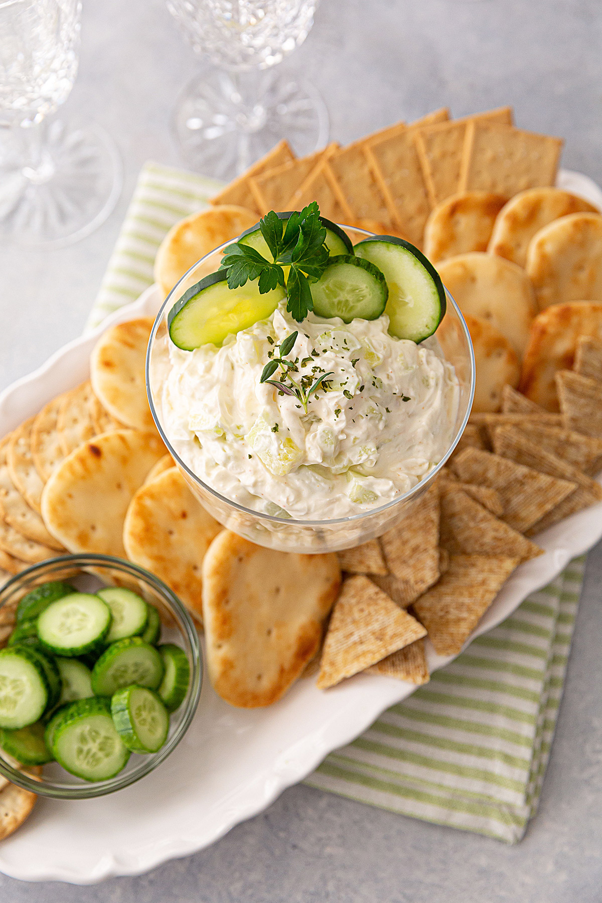 Cucumber Cream Cheese Dip 