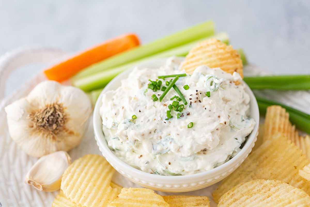 The Best Garlic Dip! (EASY!) Best Appetizers