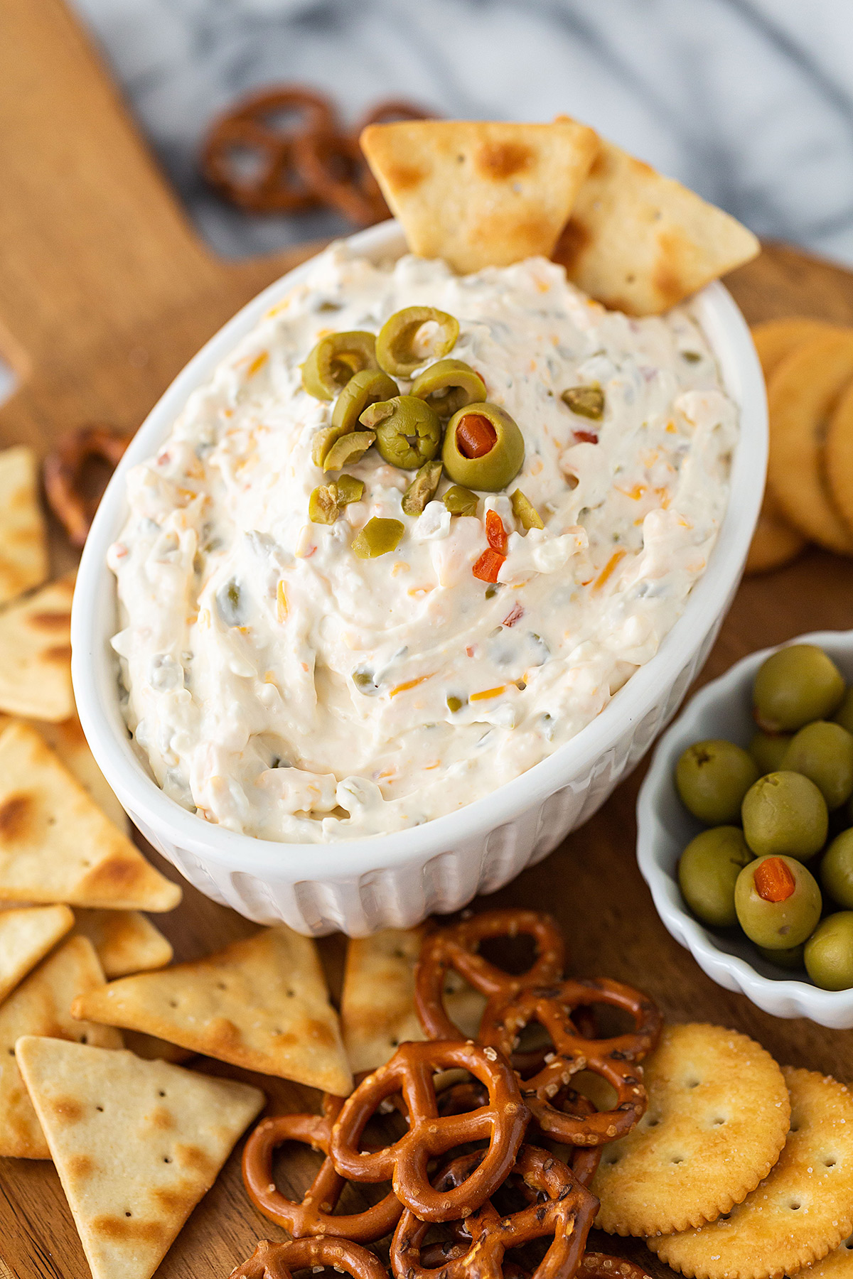 Olive Dip with Cream Cheese