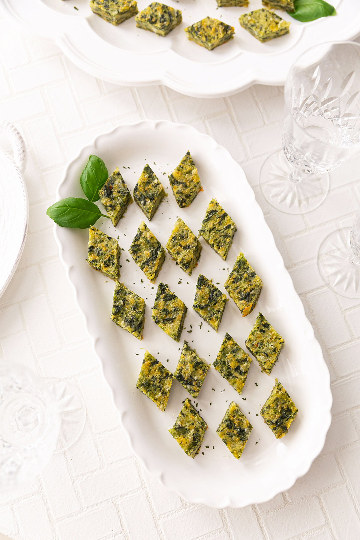 Spinach Cheese Squares Appetizer