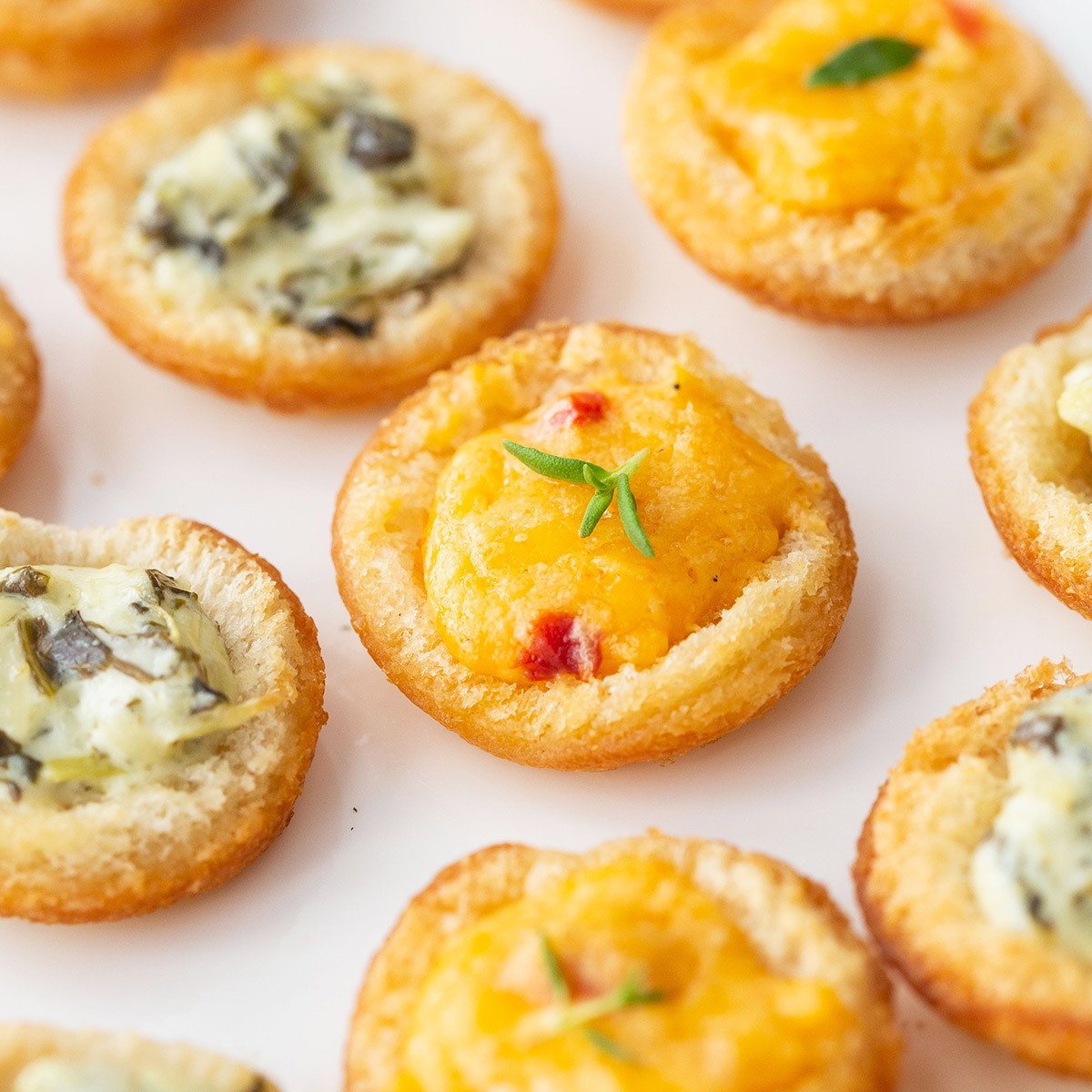 Quiche Toast Cups