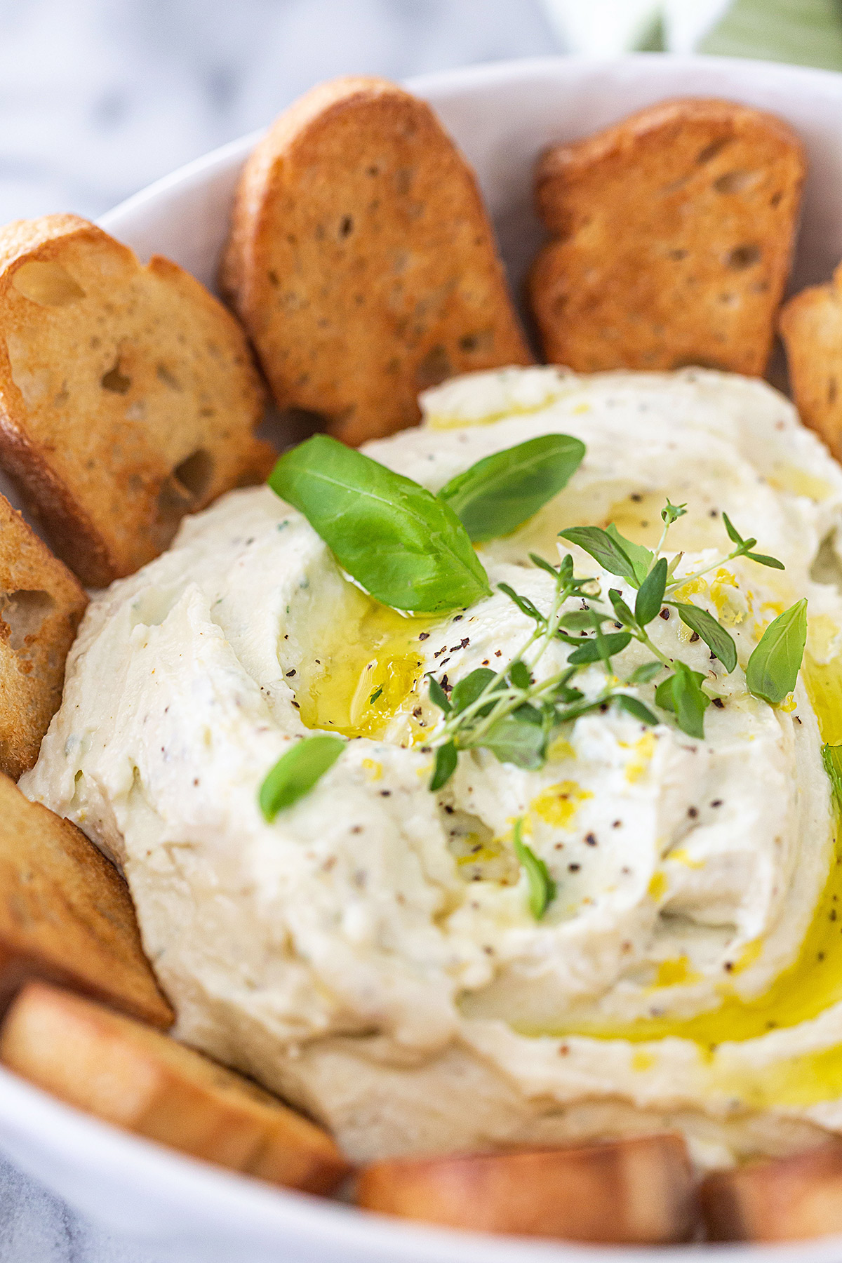 Honey Whipped Ricotta Dip Appetizer