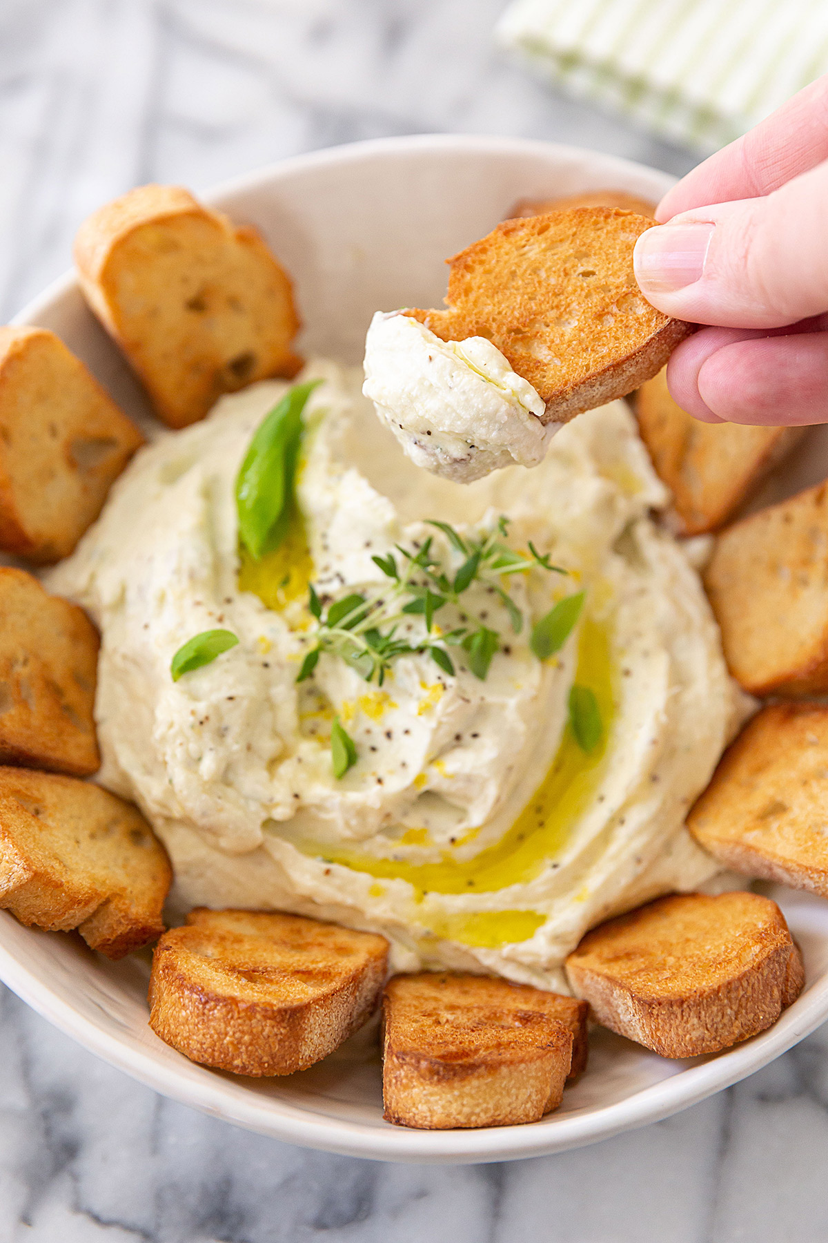 Whipped Ricotta Dip with Honey