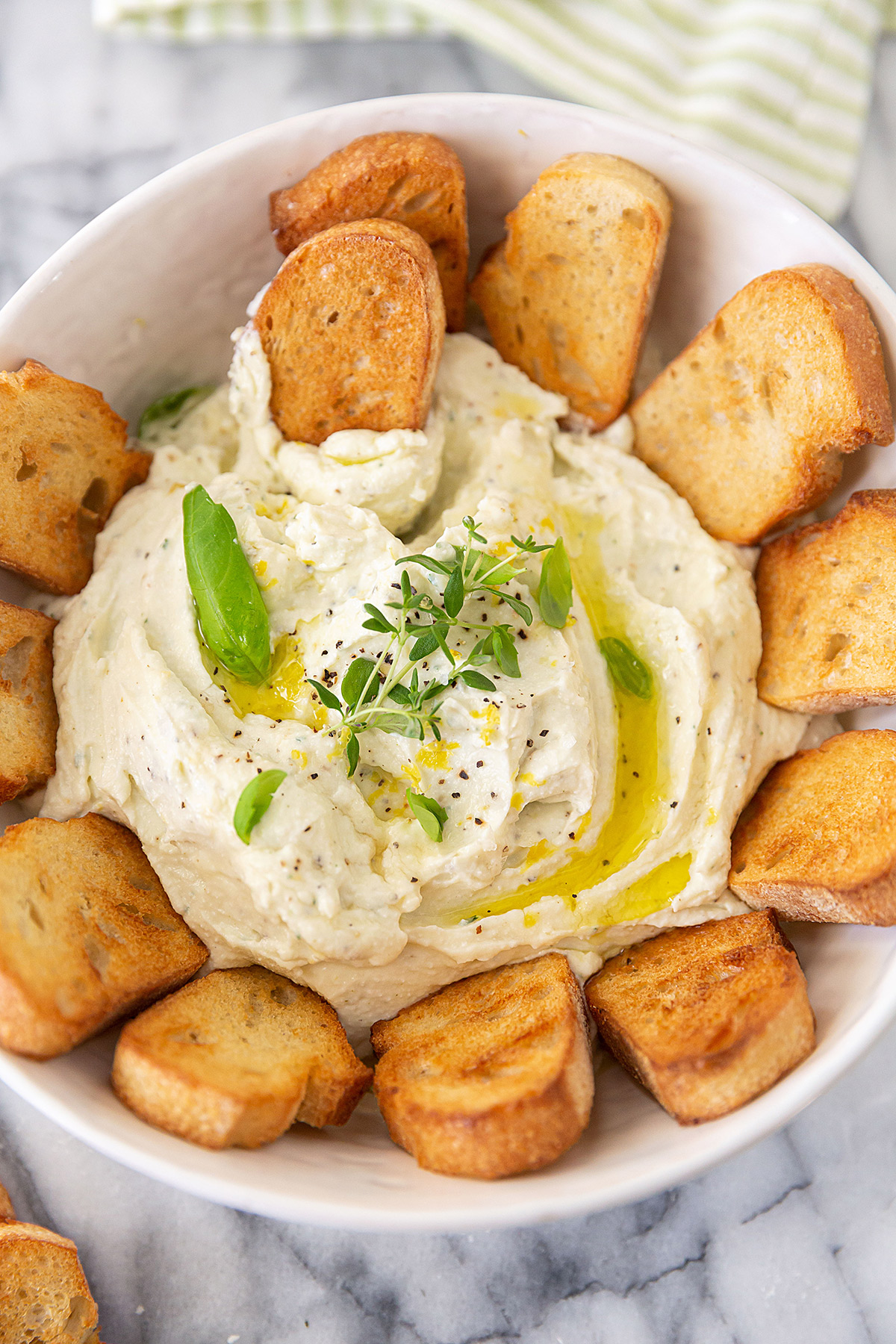 Easy Whipped Ricotta Dip