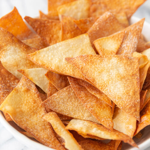 Air Fried Wonton Chips