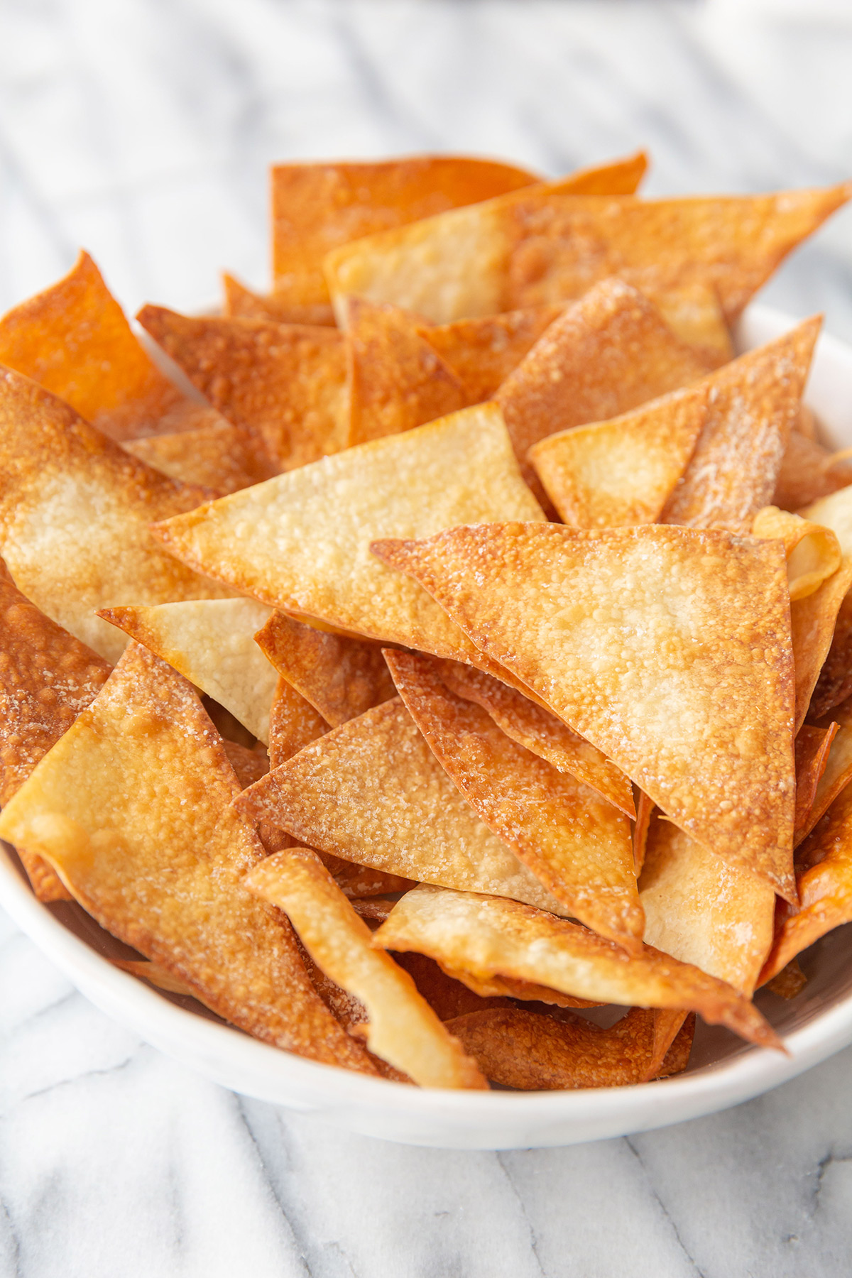 Air Fried Wonton Chips