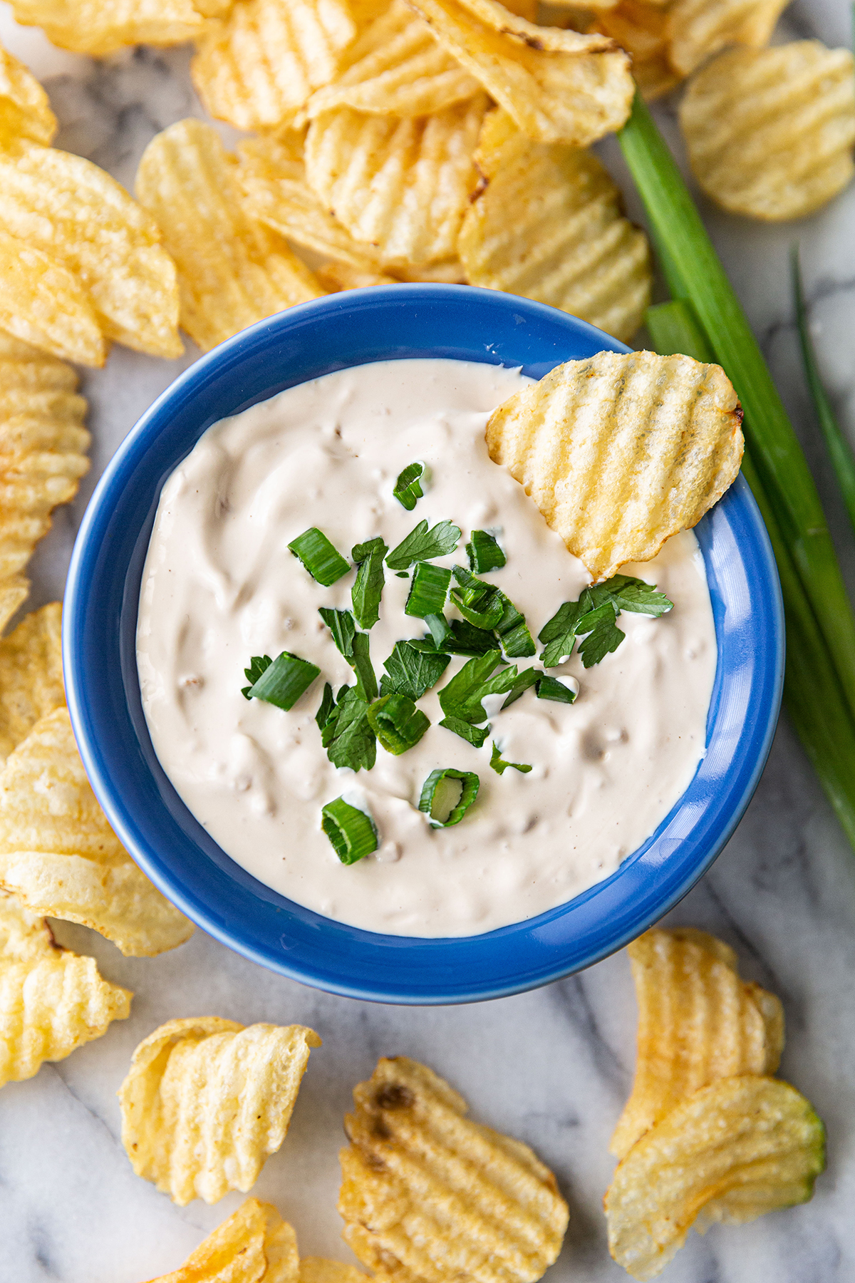 3-Ingredient Spinach Green Onion Dip Recipe