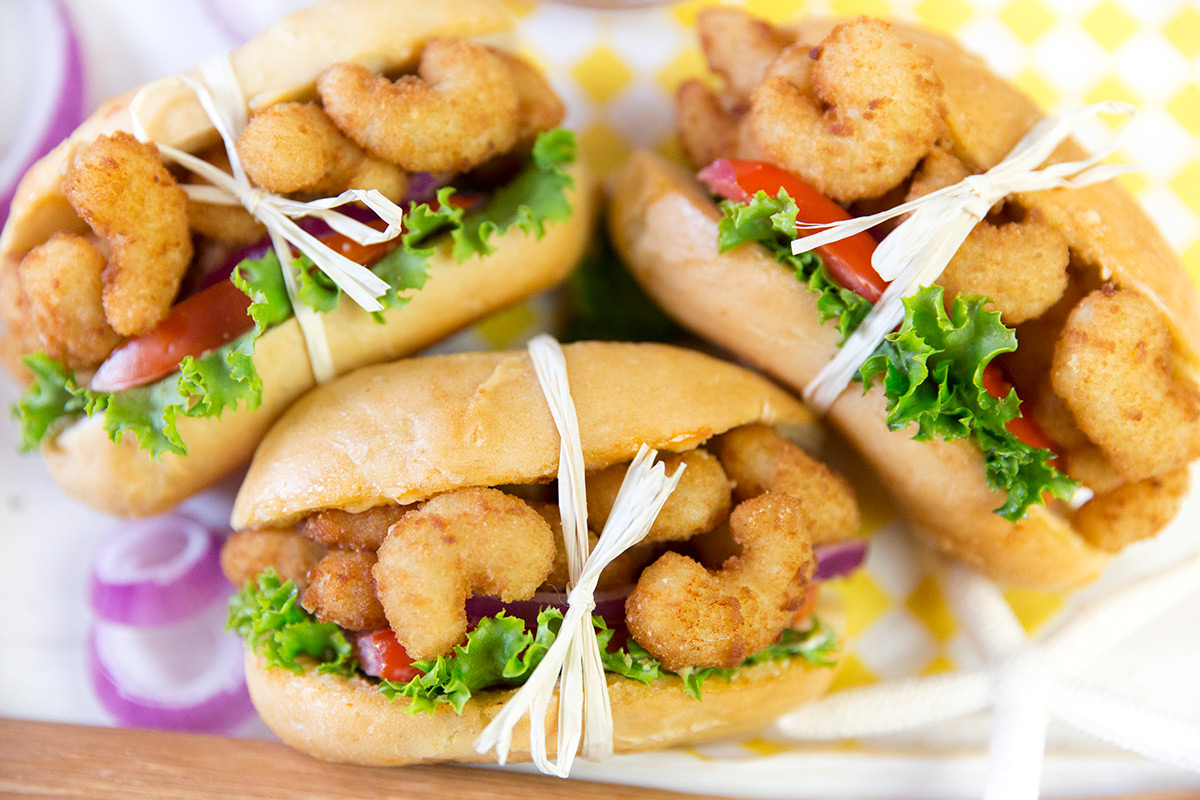 Mini Shrimp Po' Boys