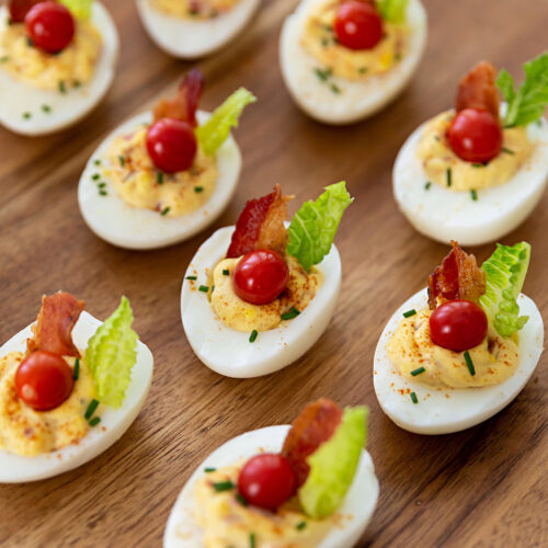 BLT Deviled Eggs