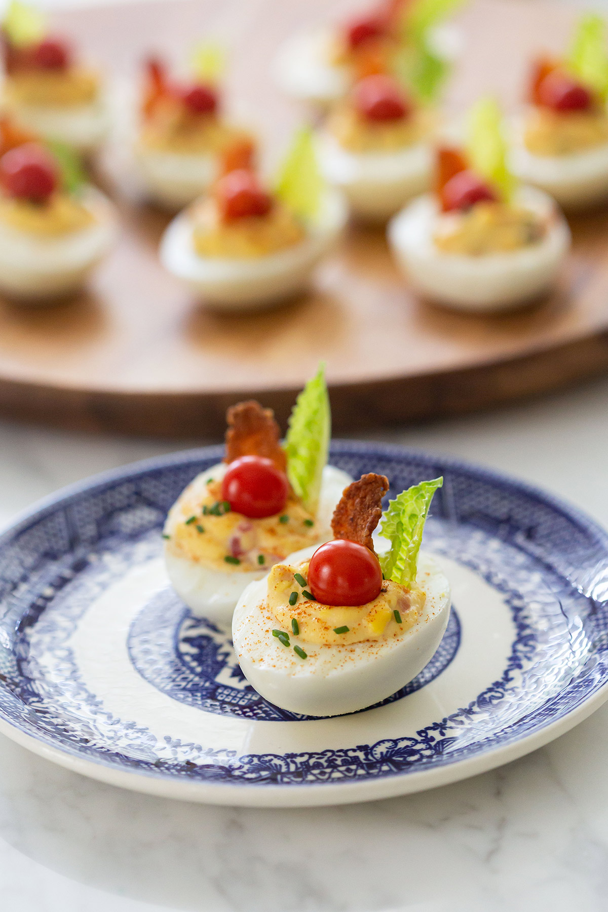 Southern BLT Deviled Eggs