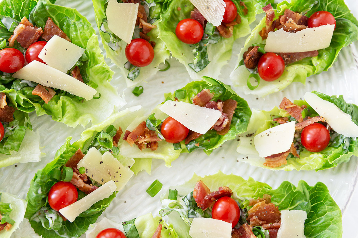 Mini Lettuce Wraps for Parties