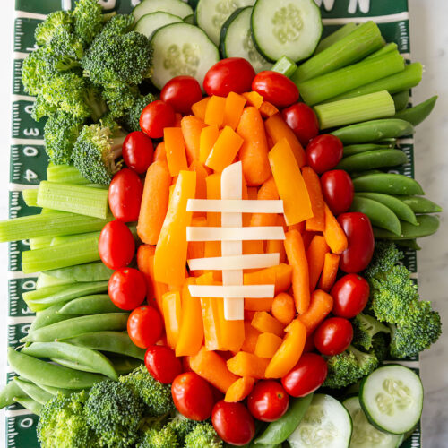 Football Veggie Tray