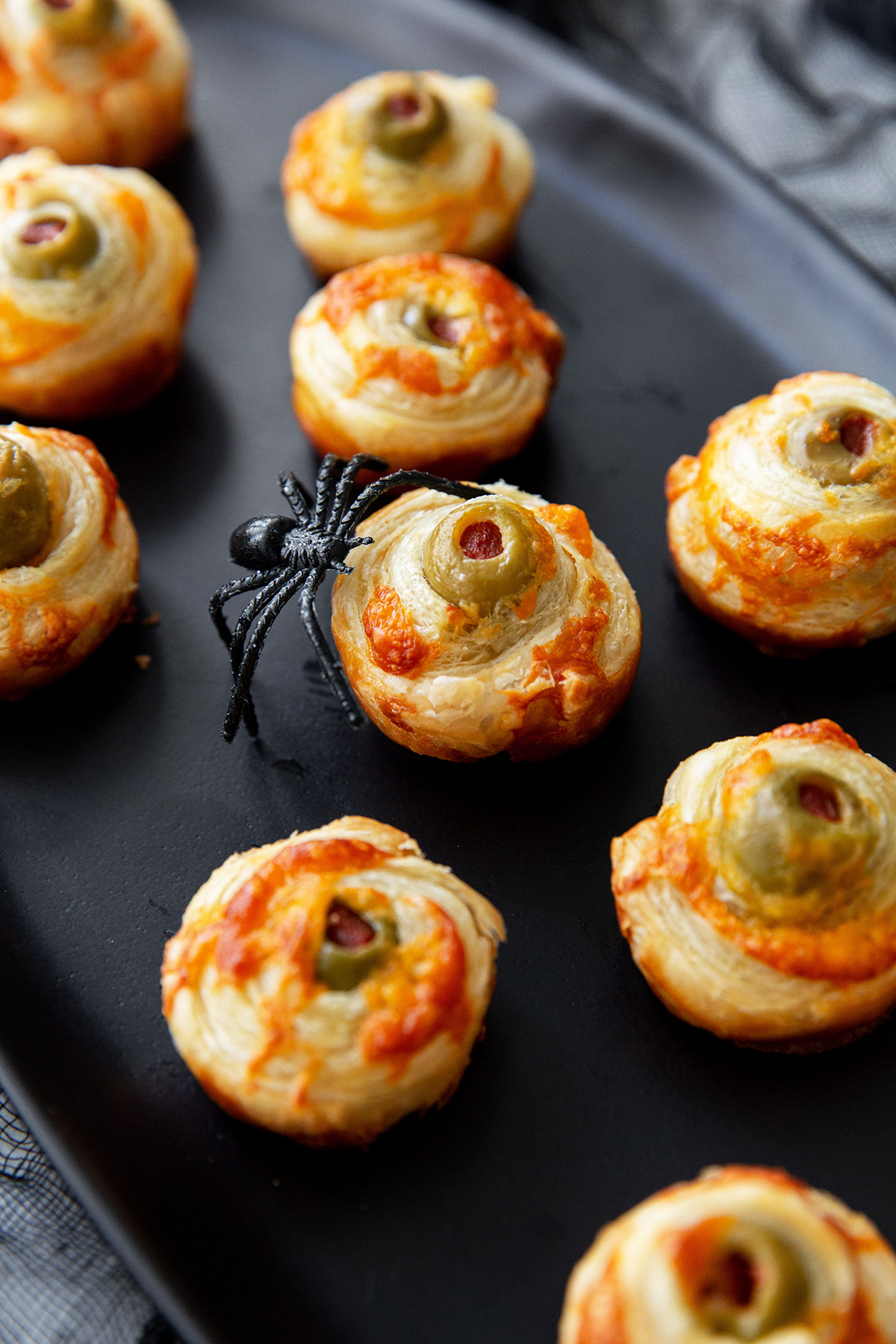 Cheesy Eyeballs Recipe, Fake Bake