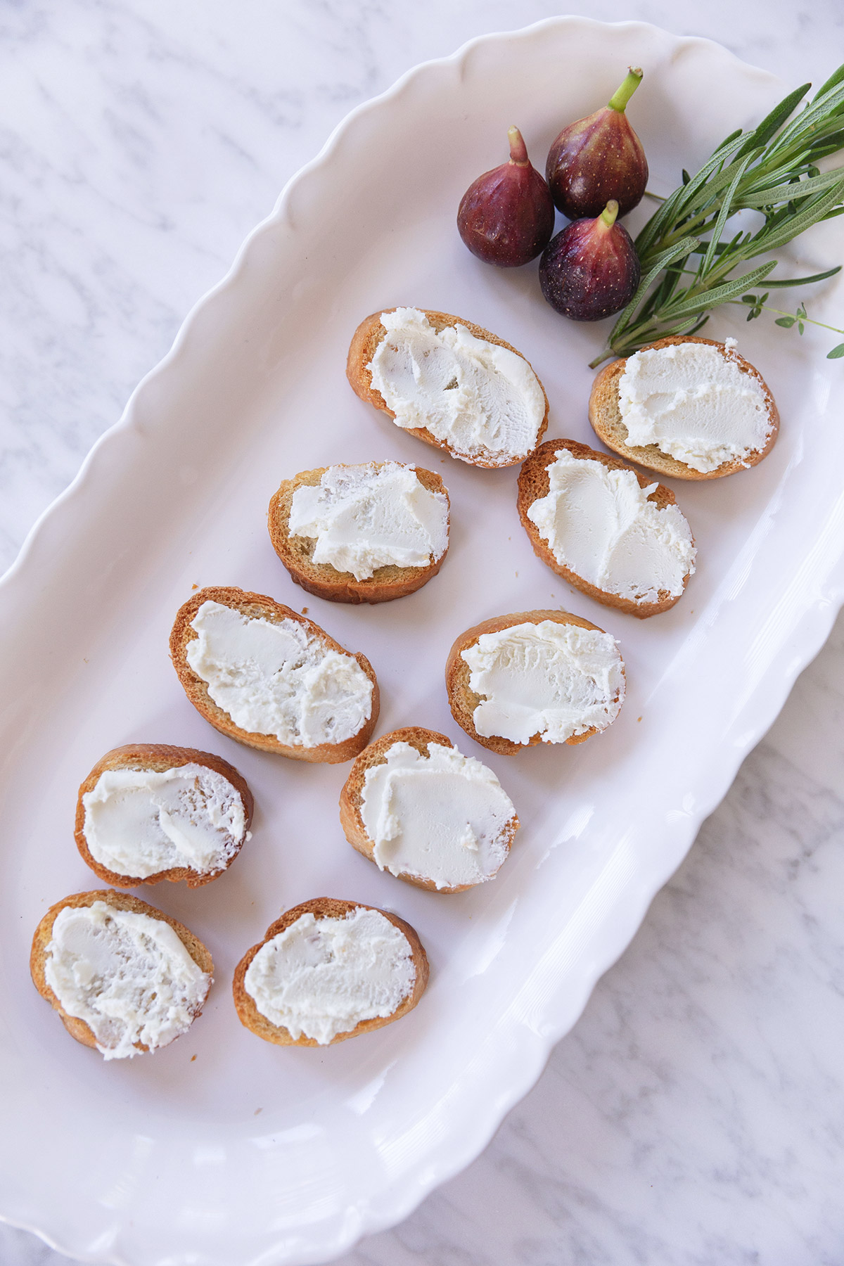 Crostini with Goat Cheese