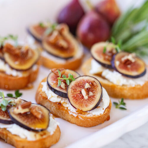 Fig and Goat Cheese Crostini