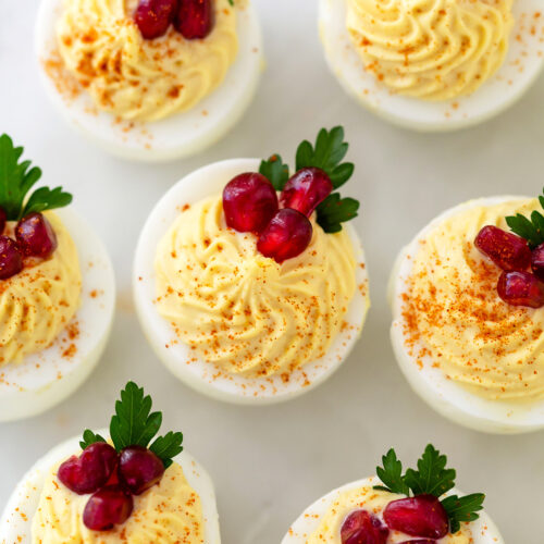 Holiday Deviled Eggs