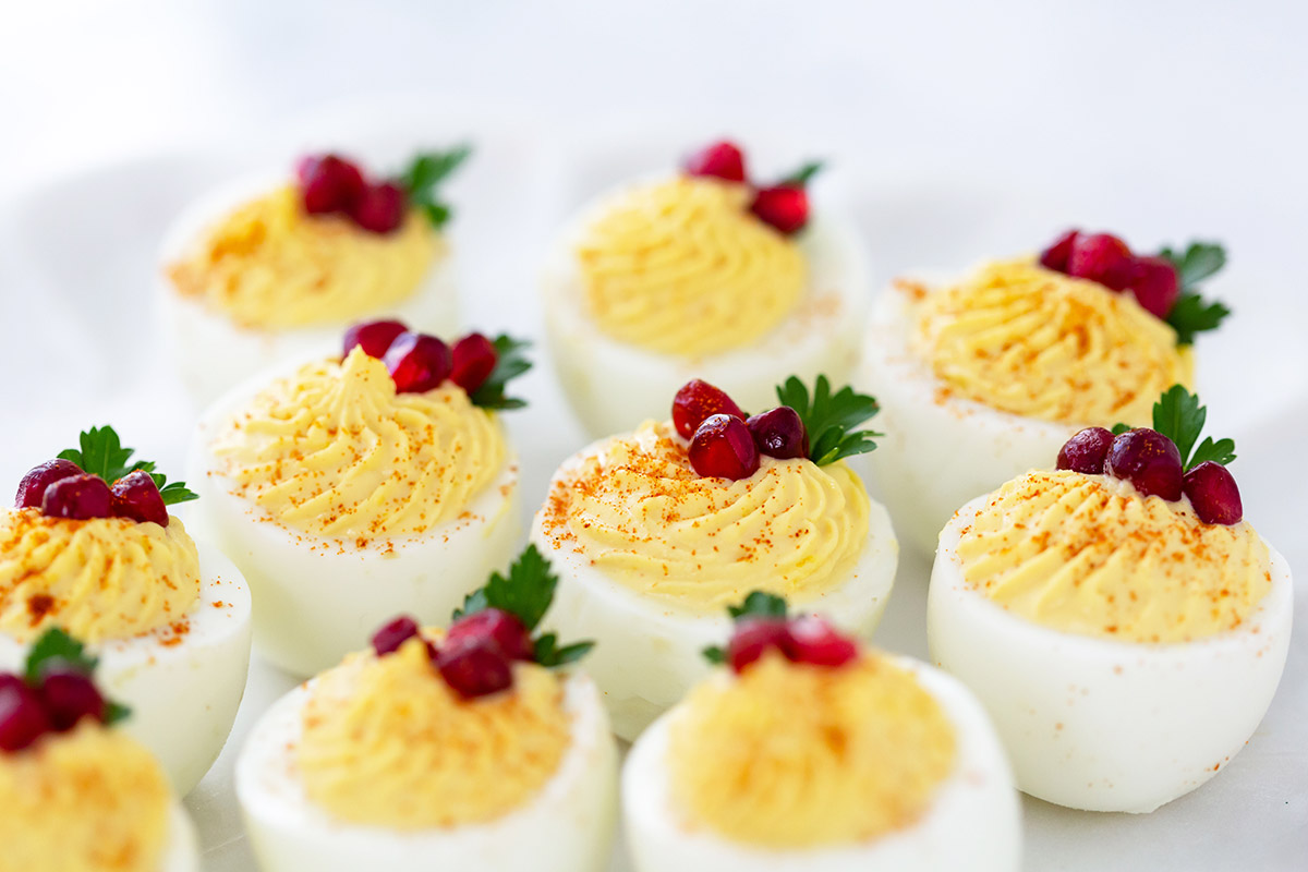 Christmas Party Deviled Eggs