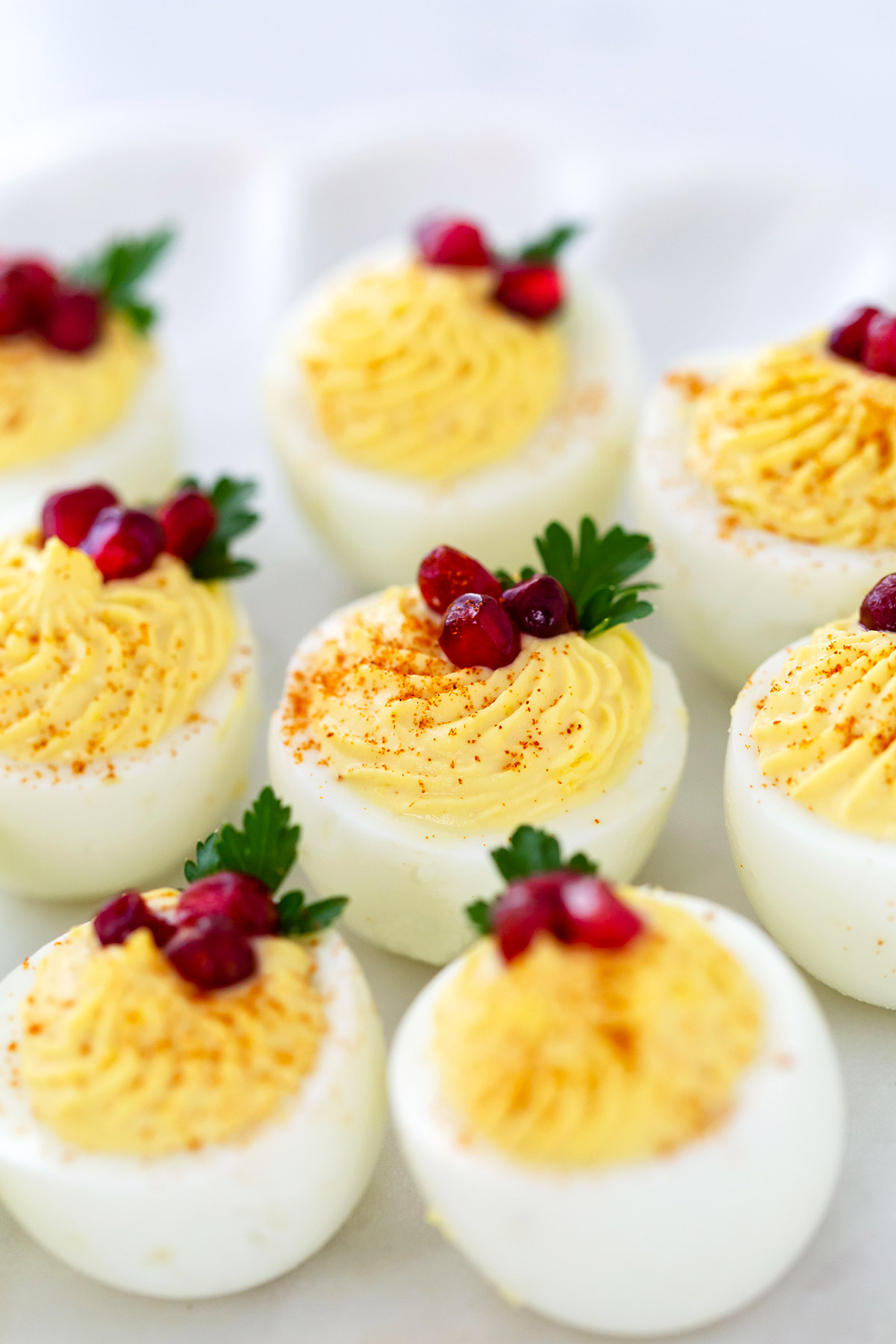 Christmas Deviled Eggs - Chef Savvy