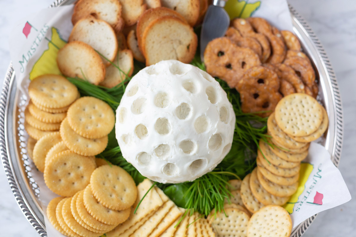 Golf Cheese Ball Appetizer