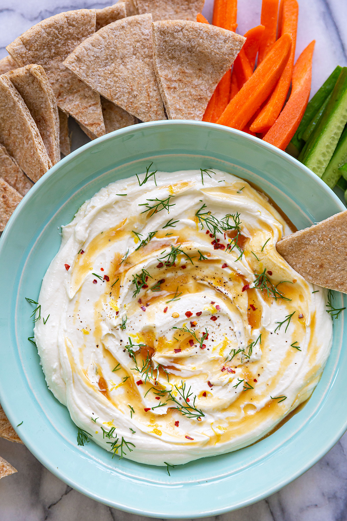 Whipped Feta with Honey Appetizer