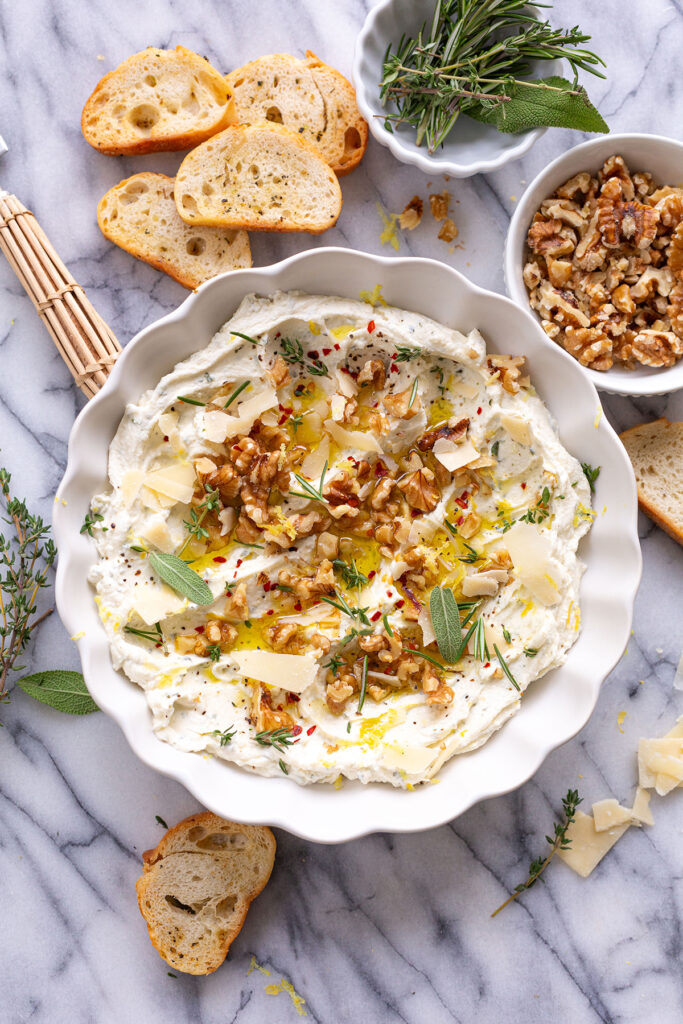 Garlic and Herb Cheese Appetizer (with Boursin) - Best Appetizers