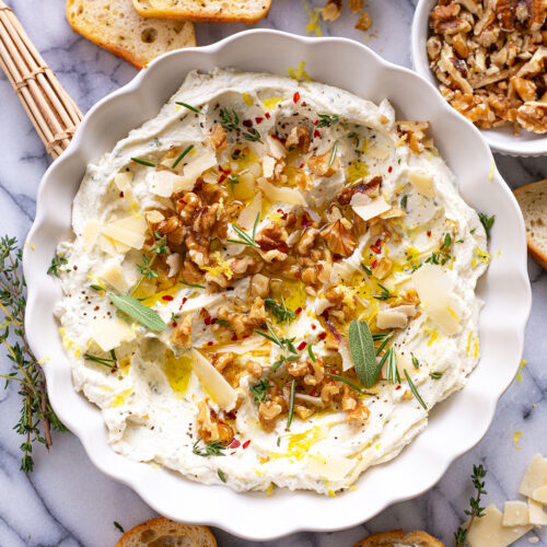 garlic and herb cheese appetizer