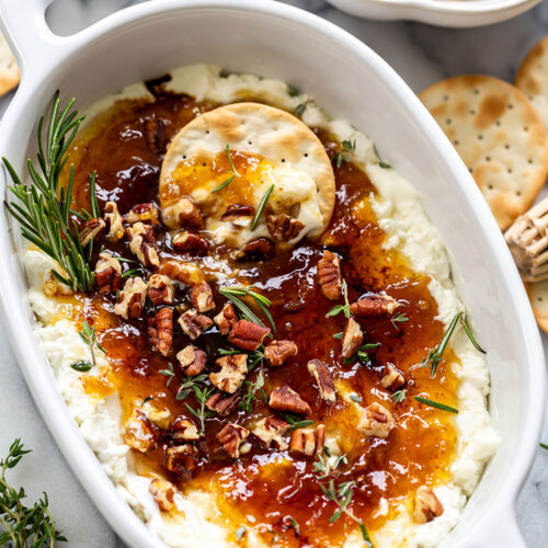 Goat Cheese and Fig Jam Appetizer