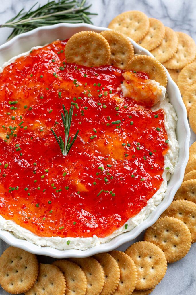 Pepper Jelly Cream Cheese Dip - Best Appetizers