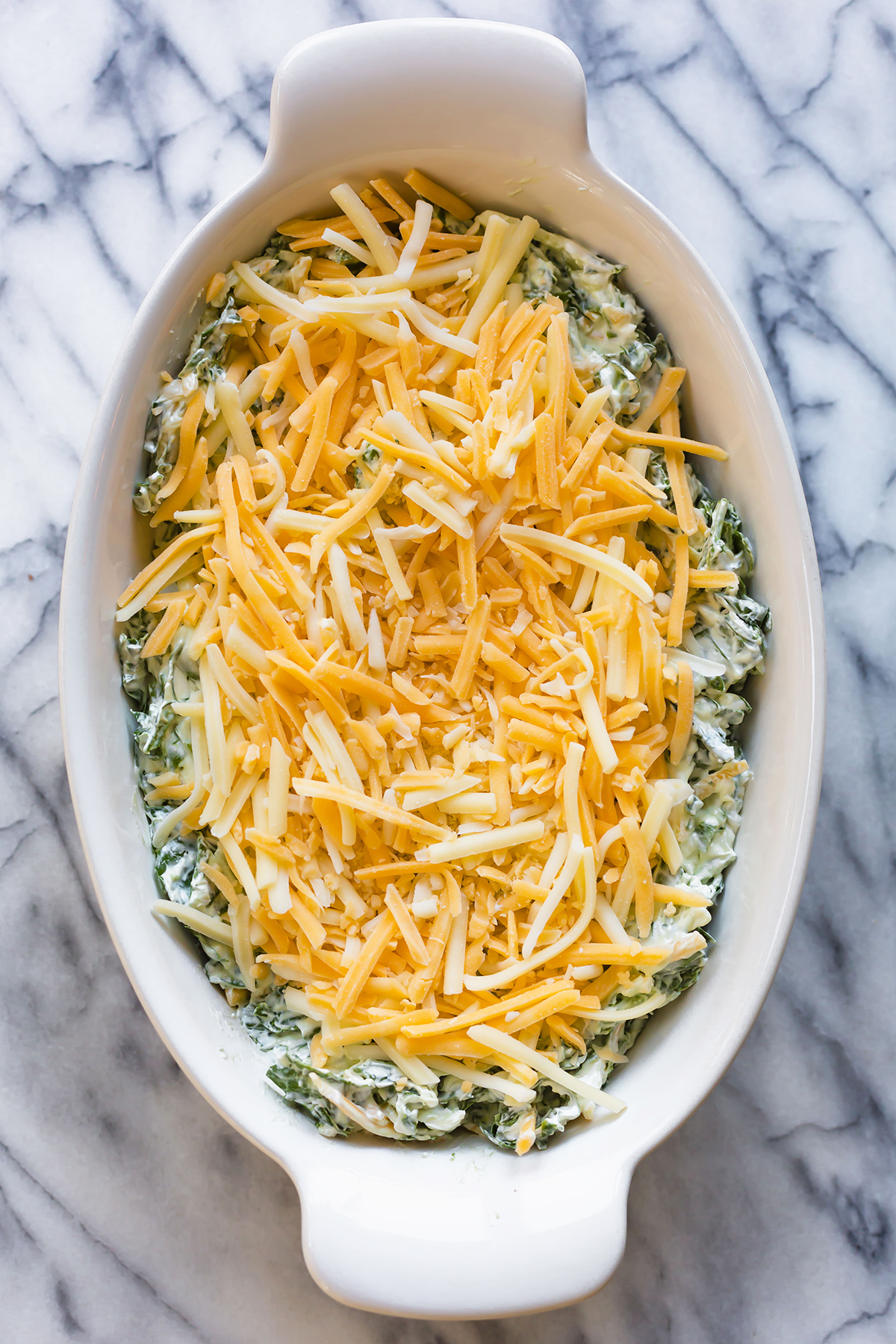 easy baked spinach dip with 4 ingredients 