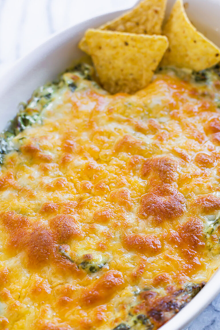 4-Ingredient Spinach Dip - Best Appetizers