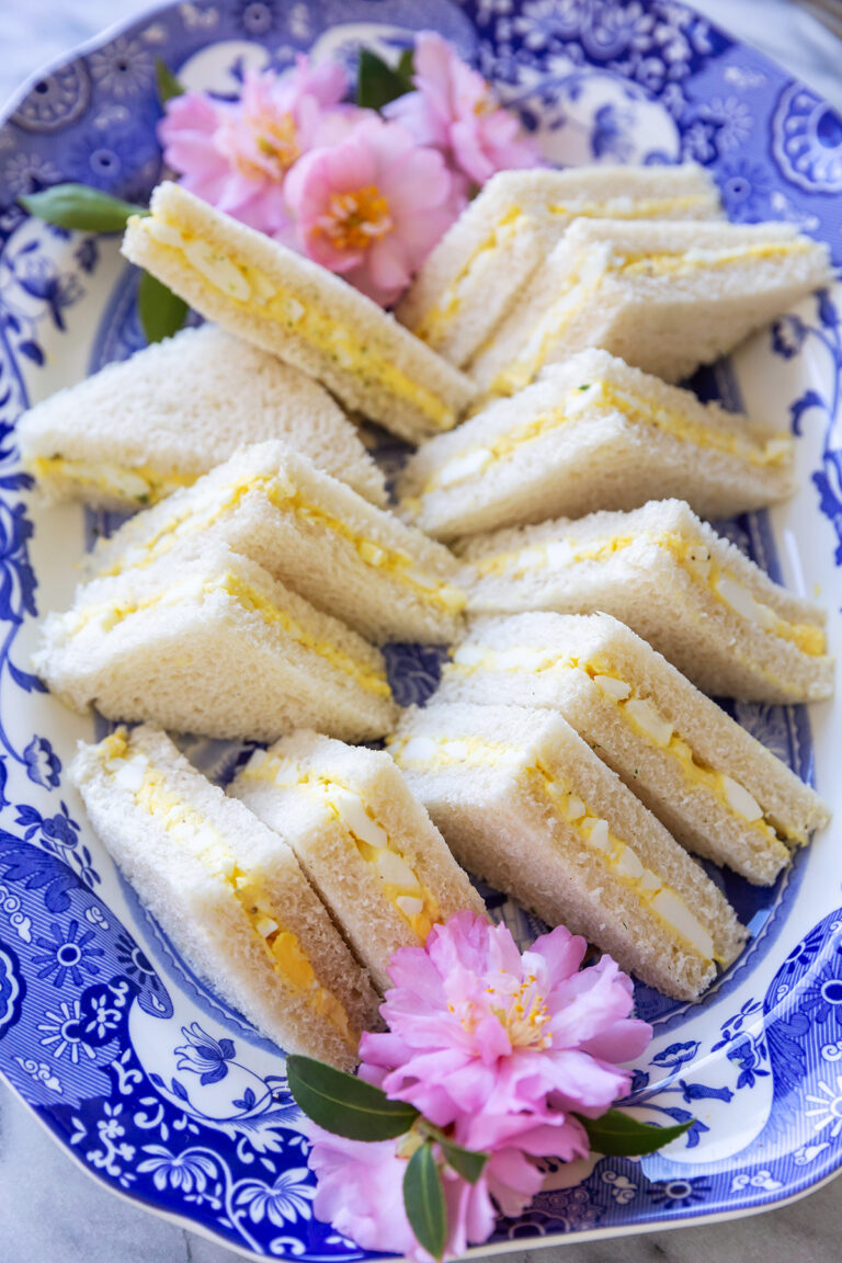 Egg Salad Tea Sandwiches - Best Appetizers