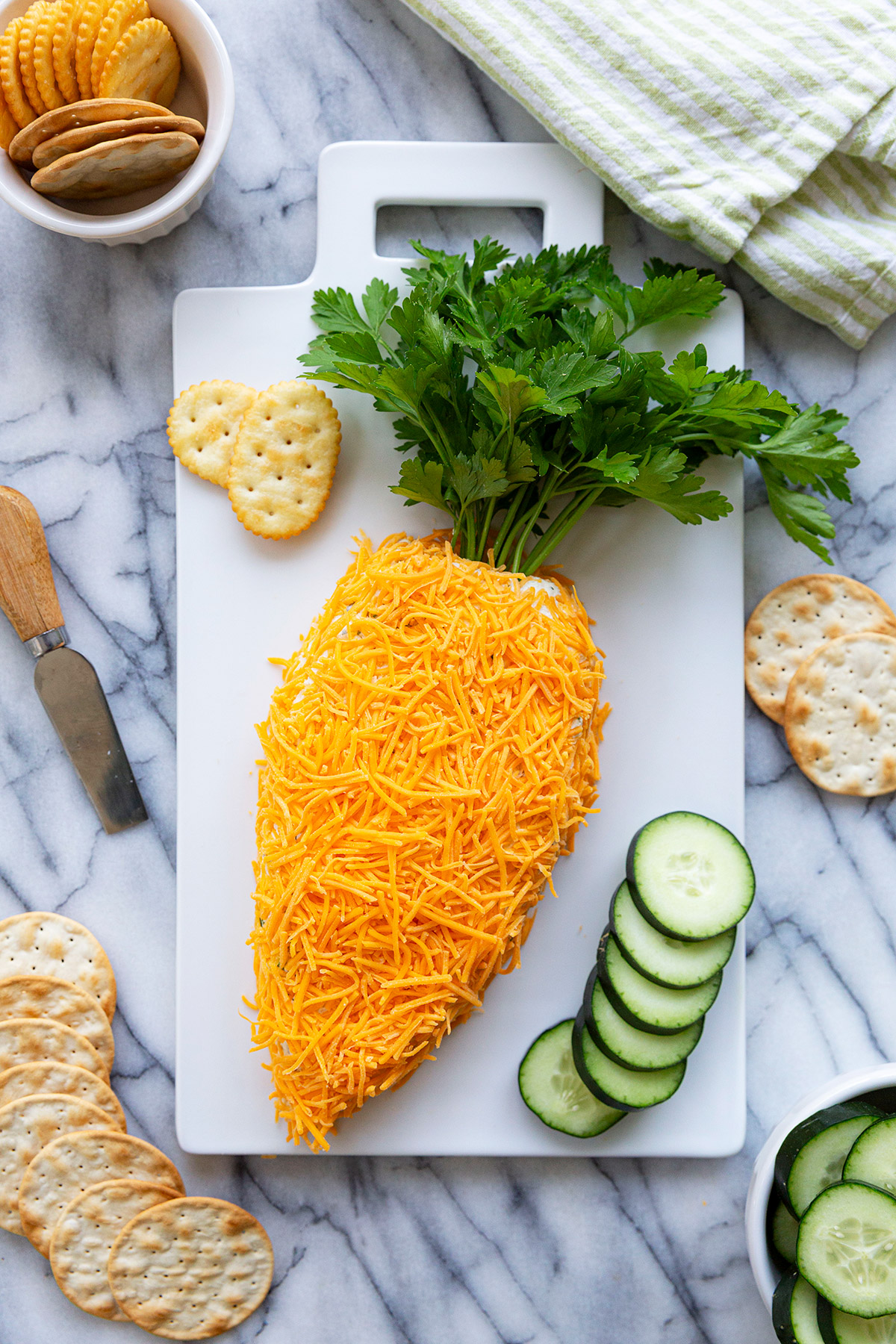 Easter Carrot Cheese Ball Appetizer