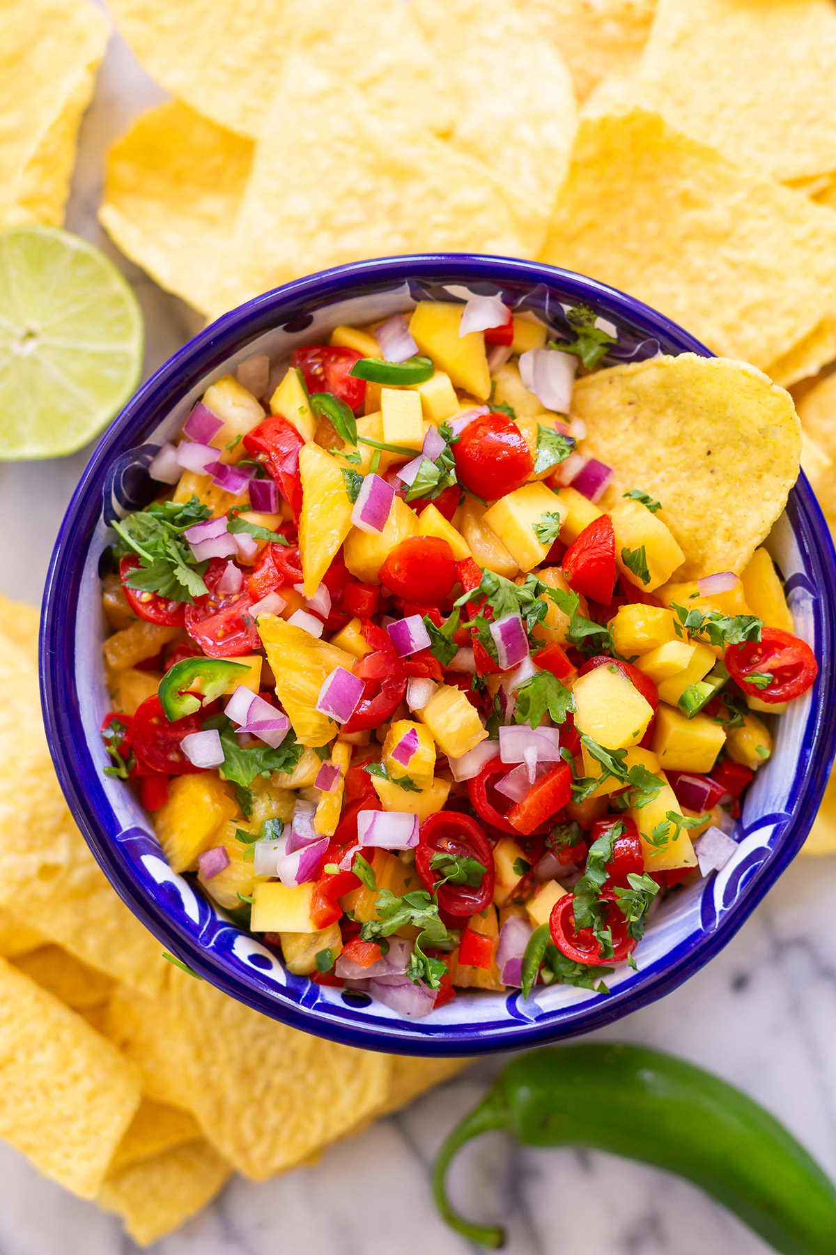 Pineapple Mango Salsa - Best Appetizers