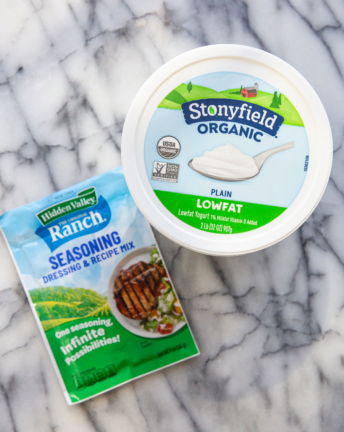 greek yogurt and ranch dip