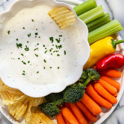 2 ingredient ranch dip